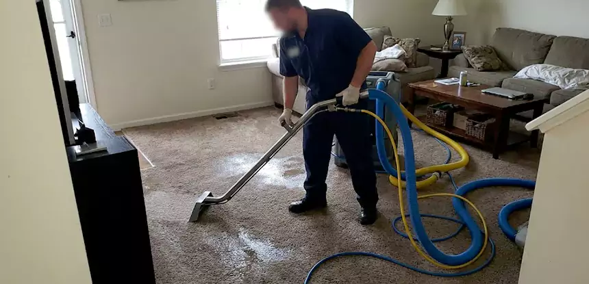 Flooded Basement Carpet Cleanup Bowdon